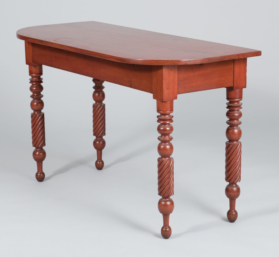 Lot 503: W. TN Demilune Table and Stand
