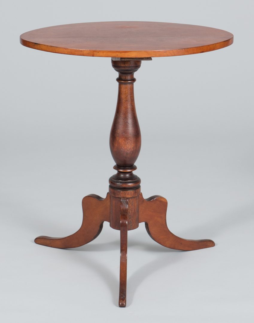 Lot 503: W. TN Demilune Table and Stand