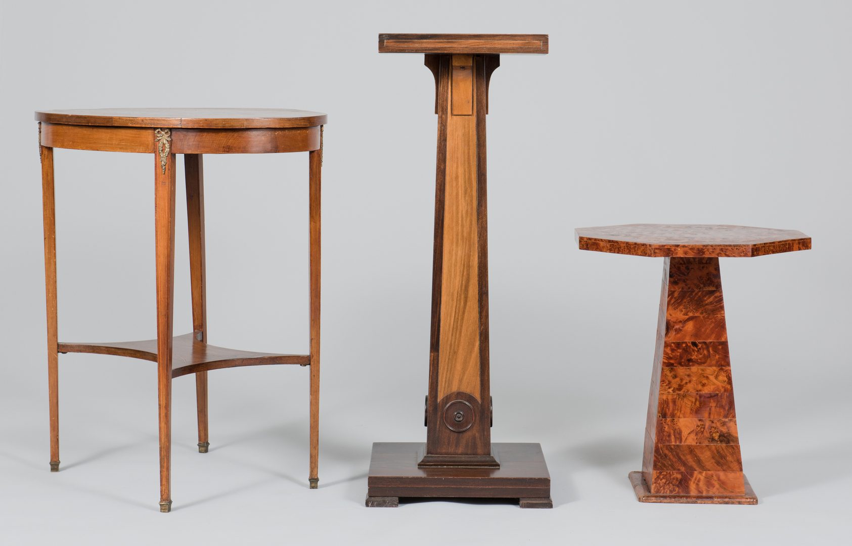 Lot 504: Three Decorative Tables / Stands