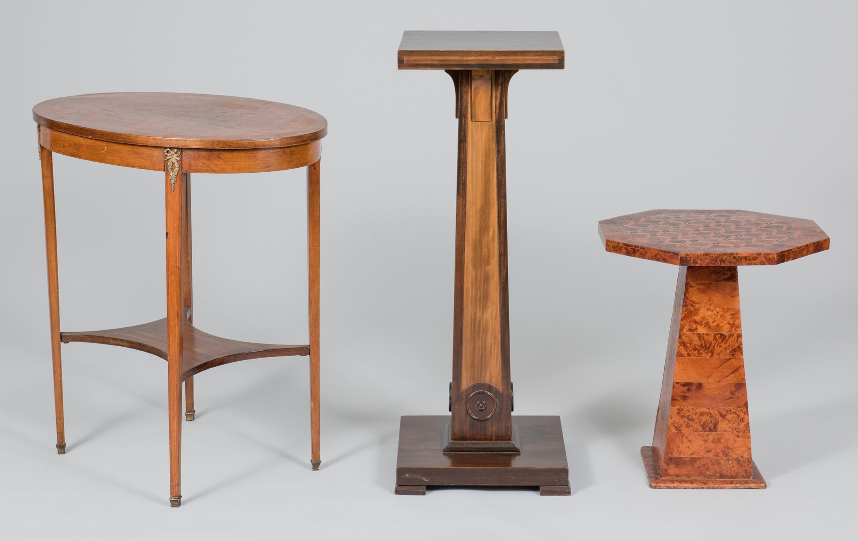 Lot 504: Three Decorative Tables / Stands