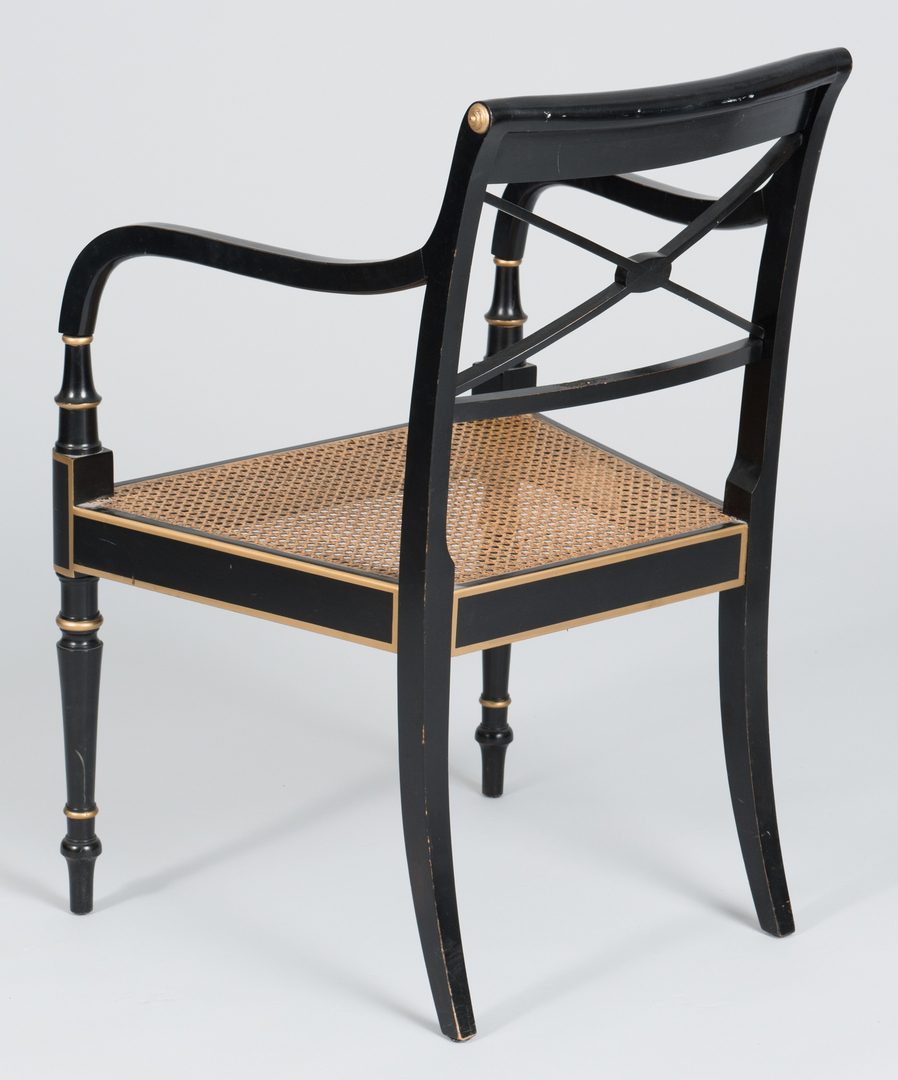 Lot 505: Regency Style Settee & Chair