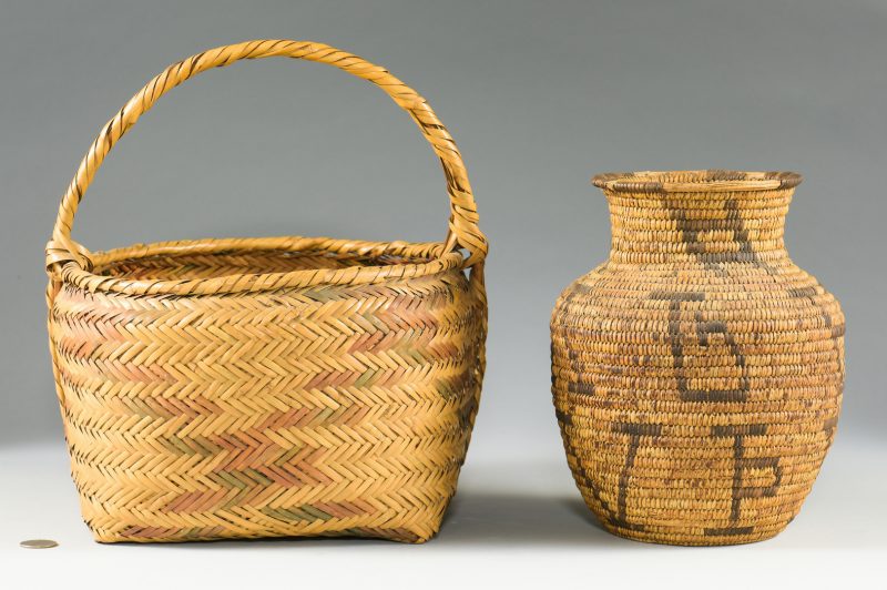 Lot 506: 2 Native American Baskets