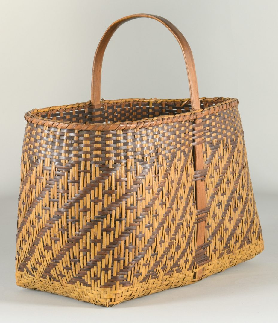 Lot 507: Large Cherokee Rivercane Carrying Basket