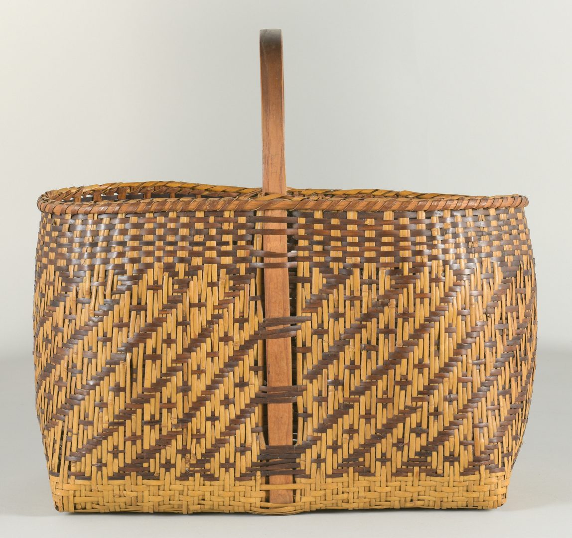 Lot 507: Large Cherokee Rivercane Carrying Basket