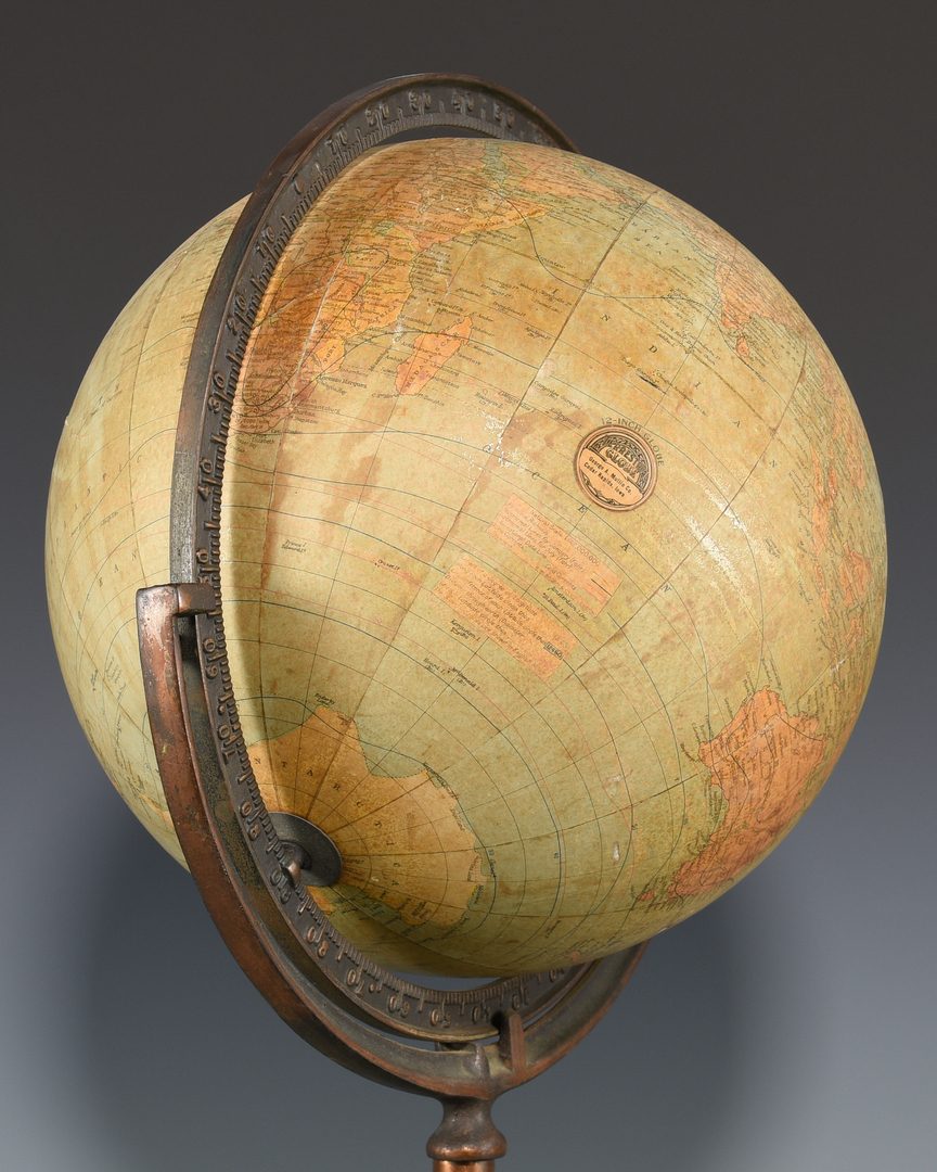 Lot 532:  G. A. Mullin Co. Terrestrial  Globe on Stand
