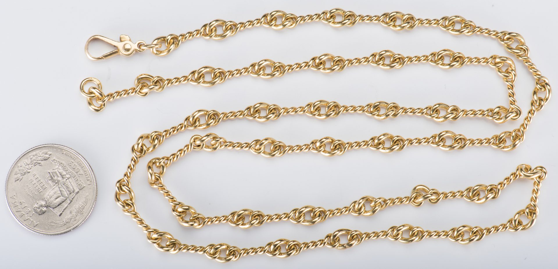Lot 53: 18K Necklace or Watch Chain