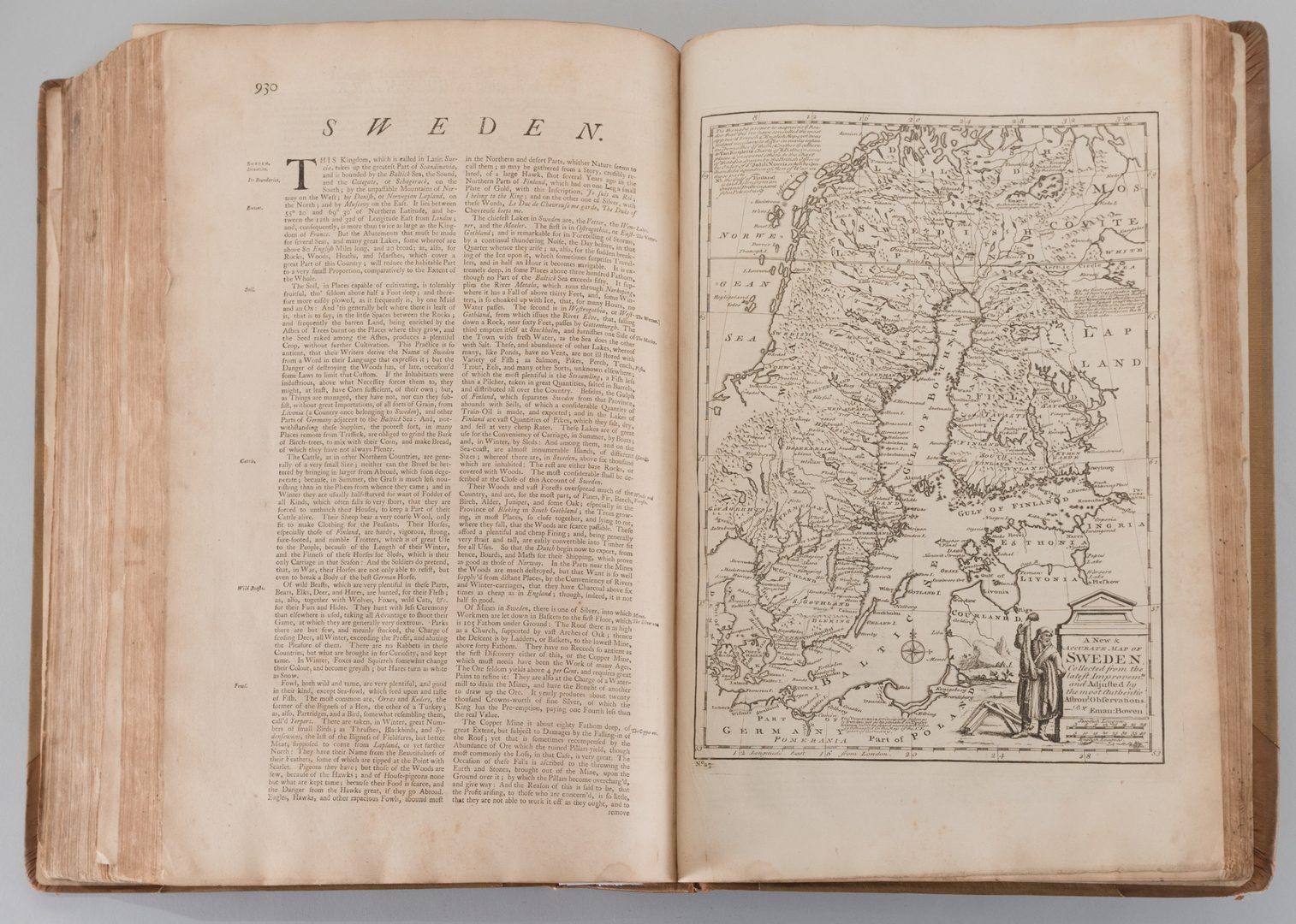 Lot 548:  A Complete System of Geography, Vol. I Bowen 1747