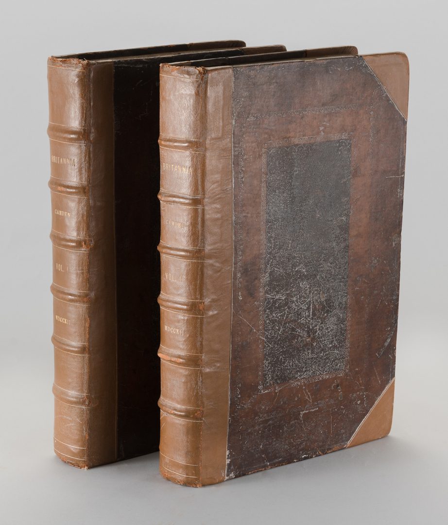 Lot 549: Britannia, Vol. I & II Camden 1722