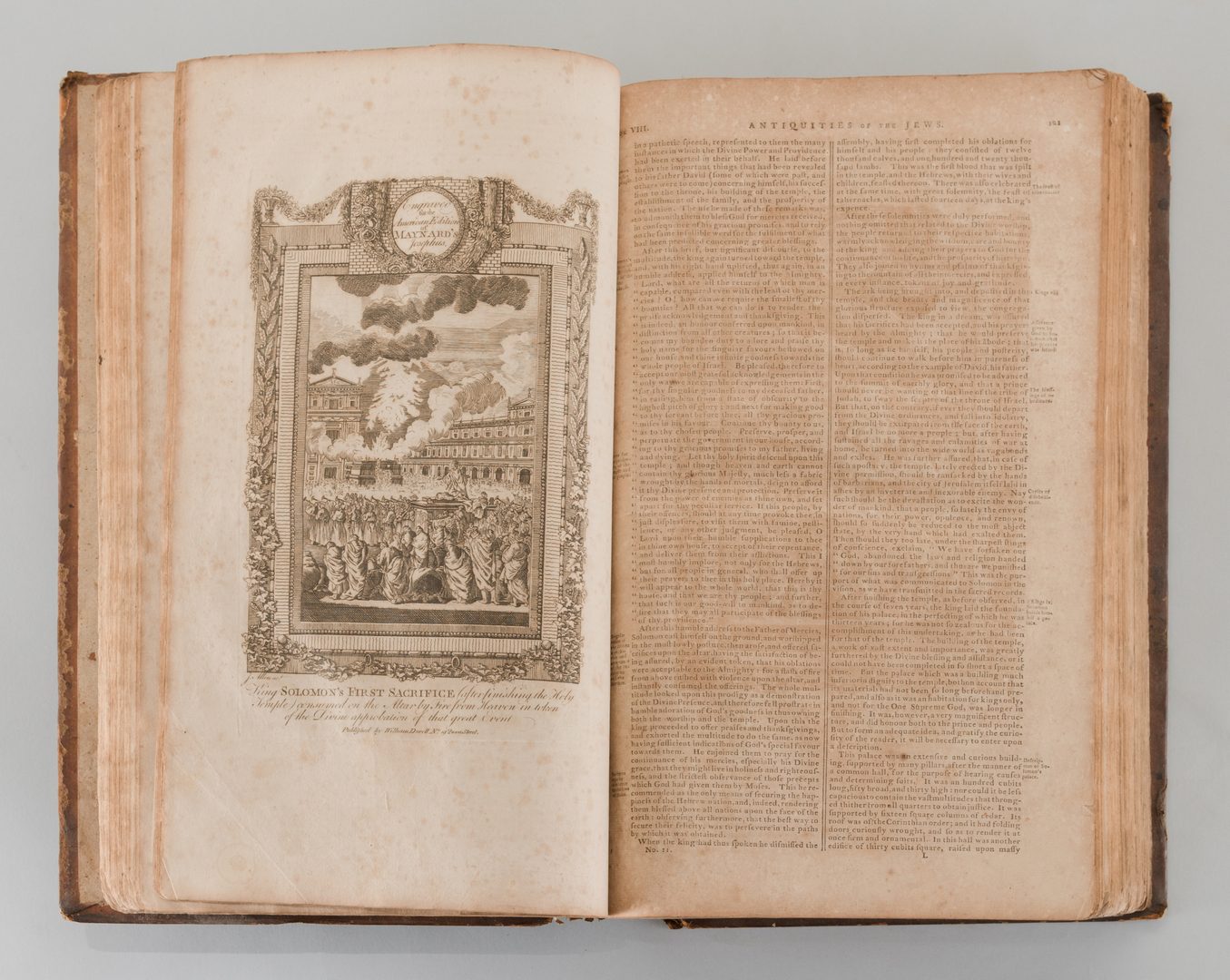 Lot 557: Works of Flavius Josephus, Maynard 1794
