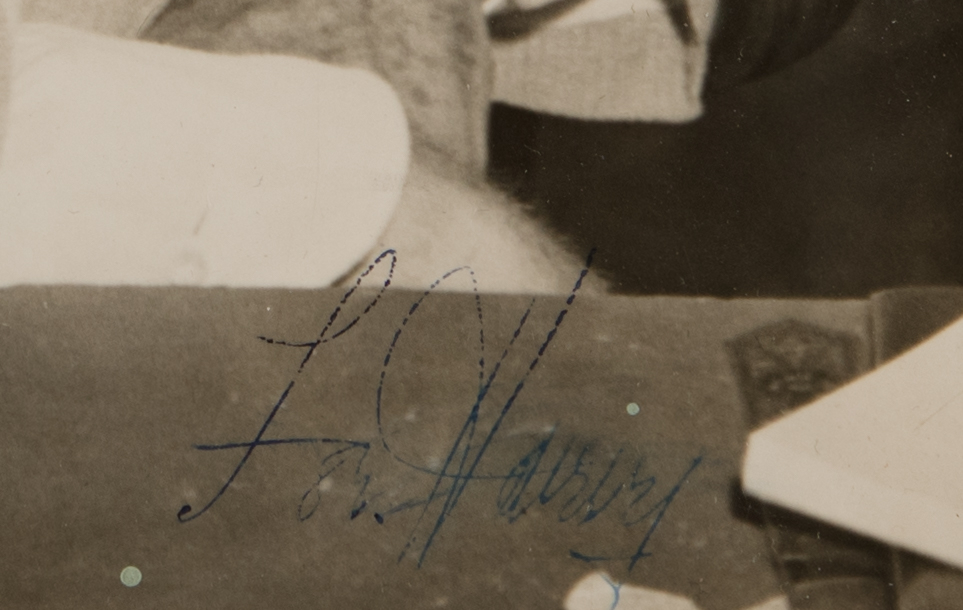 Lot 565: F.D. Roosevelt Signed Card, Photo
