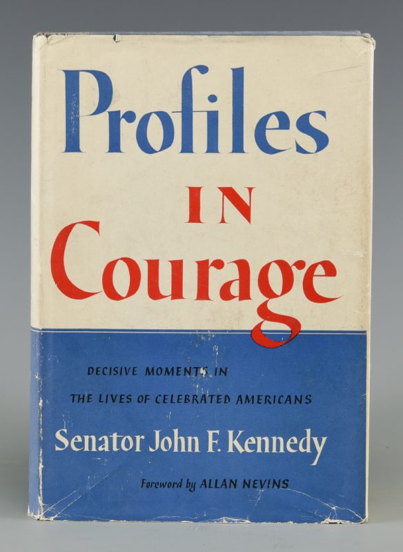 Lot 566: John F Kennedy autographed book