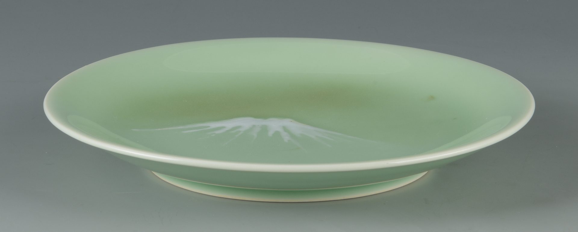 Lot 599: Asian Floor Vase & Celadon Plate