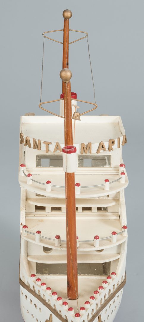 Lot 632: Folk Art Model of Riverboat