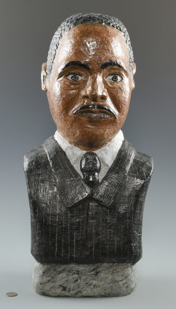Lot 640: Tim Lewis Sculpture of MLK