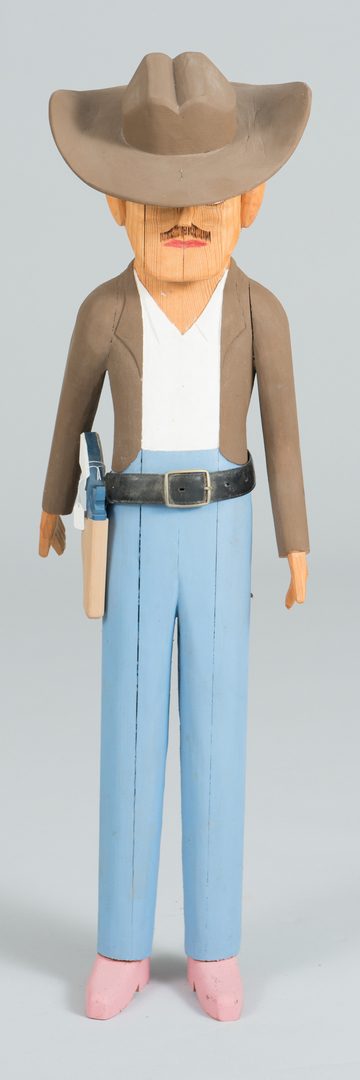 Lot 651: Sulton Rogers Carving, Cowboy