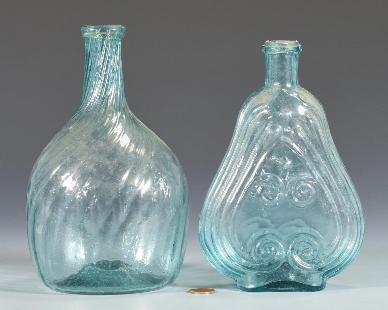 Lot 680: 6 Early American Glass Items