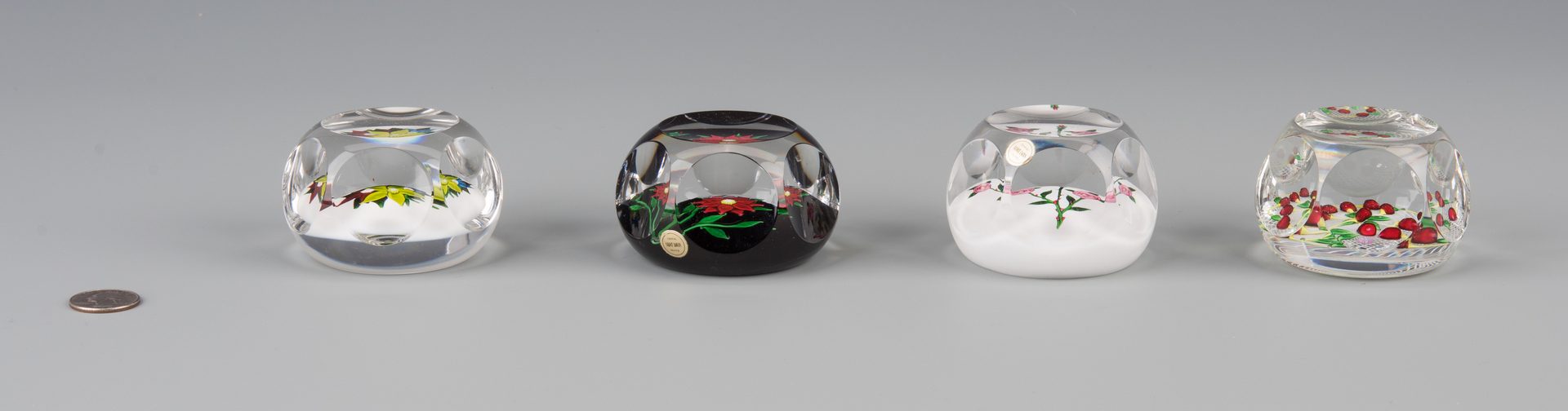 Lot 684: 8 St. Louis France Paperweights, incl Faceted