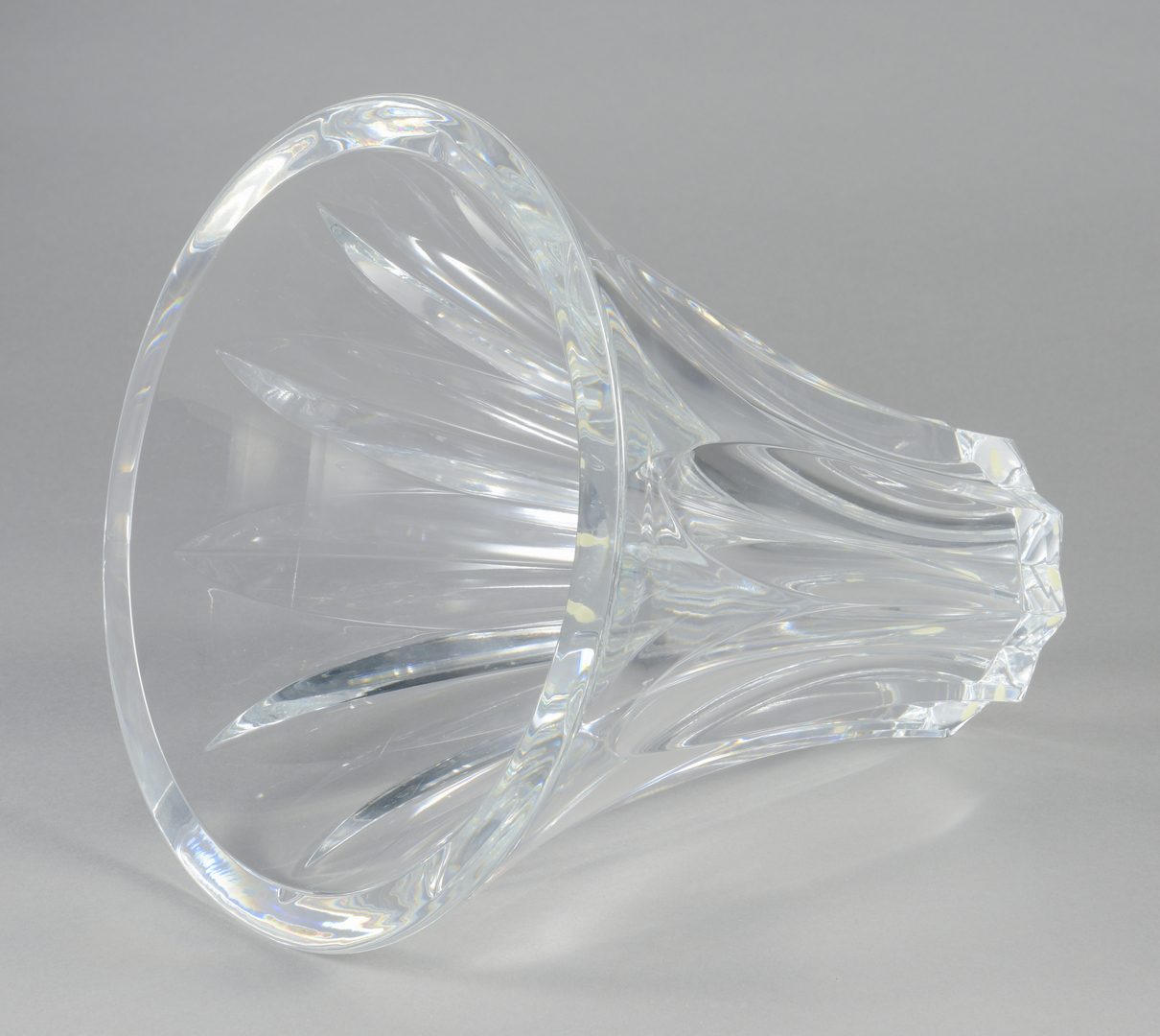 Lot 696: Baccarat Large Crystal Vase
