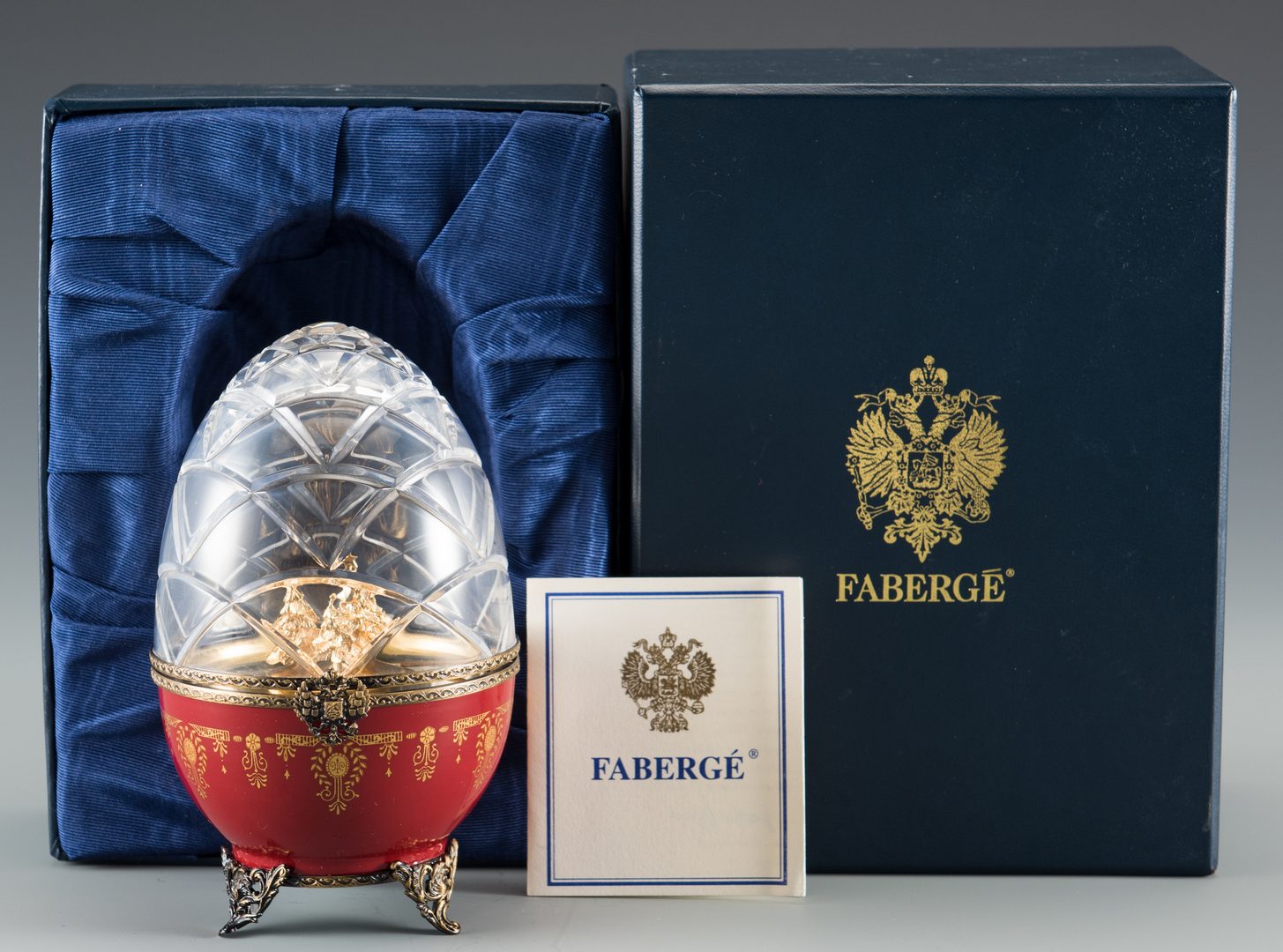 Lot 699: Faberge Limoges Christmas Egg