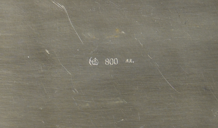 Lot 69: Continental .800 Silver Platter