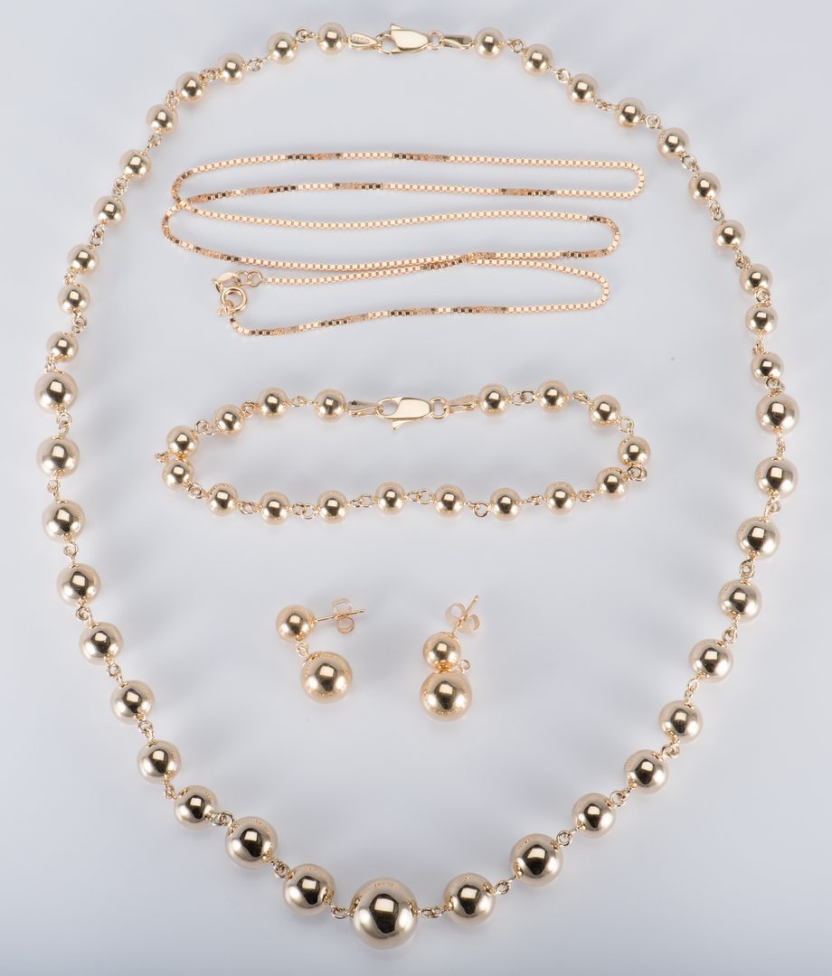 Lot 700: Group of 14K and 18K Jewelry
