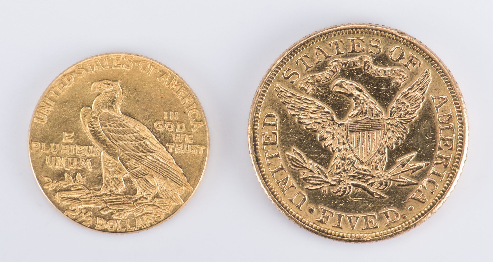 Lot 726: Two Vintage Gold Coins