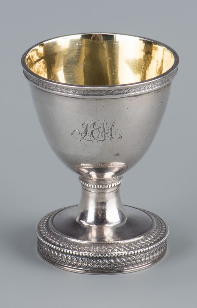 Lot 732: Assd. Coin silver inc. Southern and Goblet