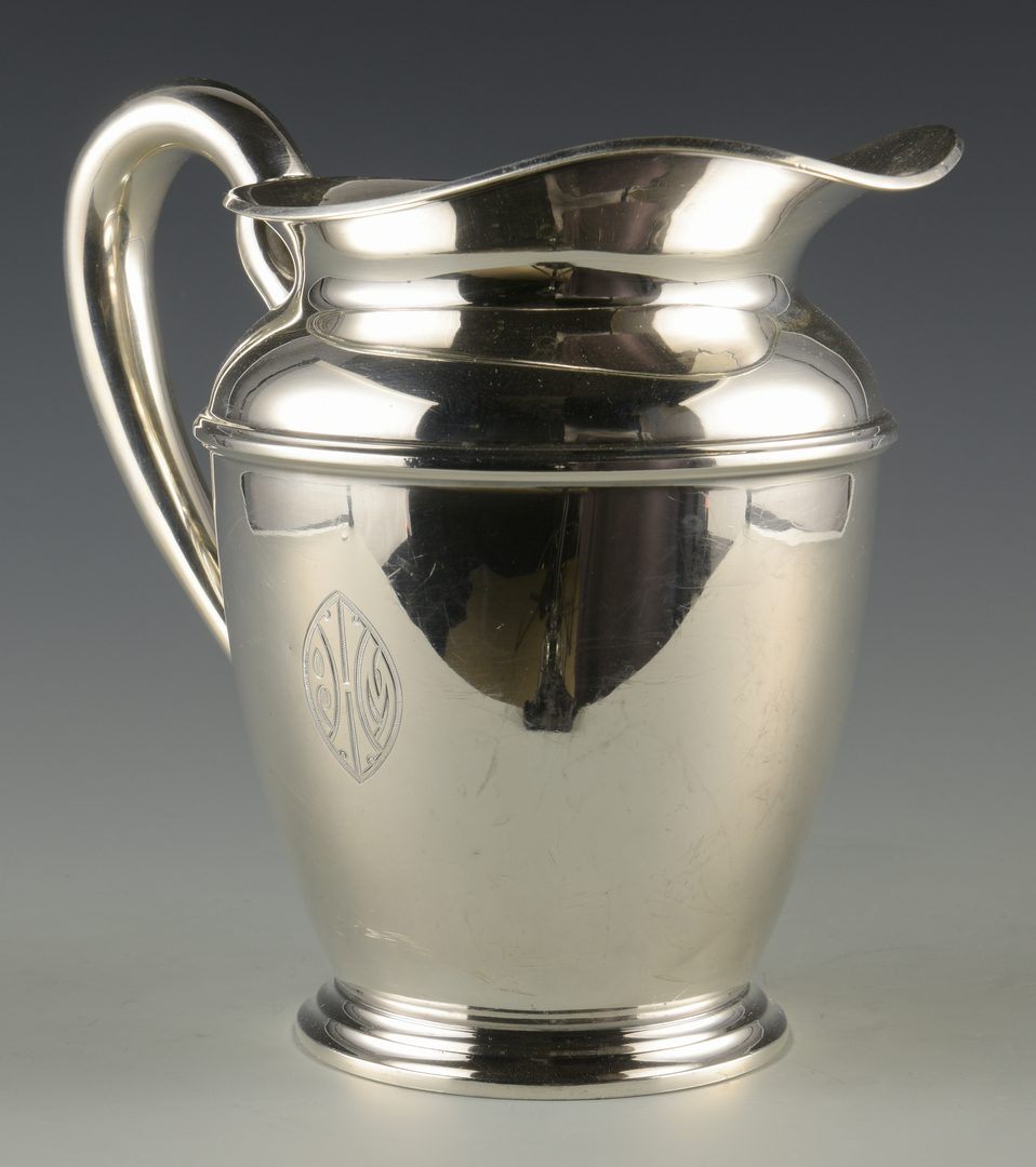 Lot 744: Kirk Sterling Water Pitcher