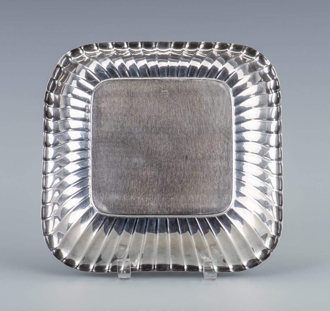 Lot 750: 2 Oval Sterling Dishes and 1 Square Dish