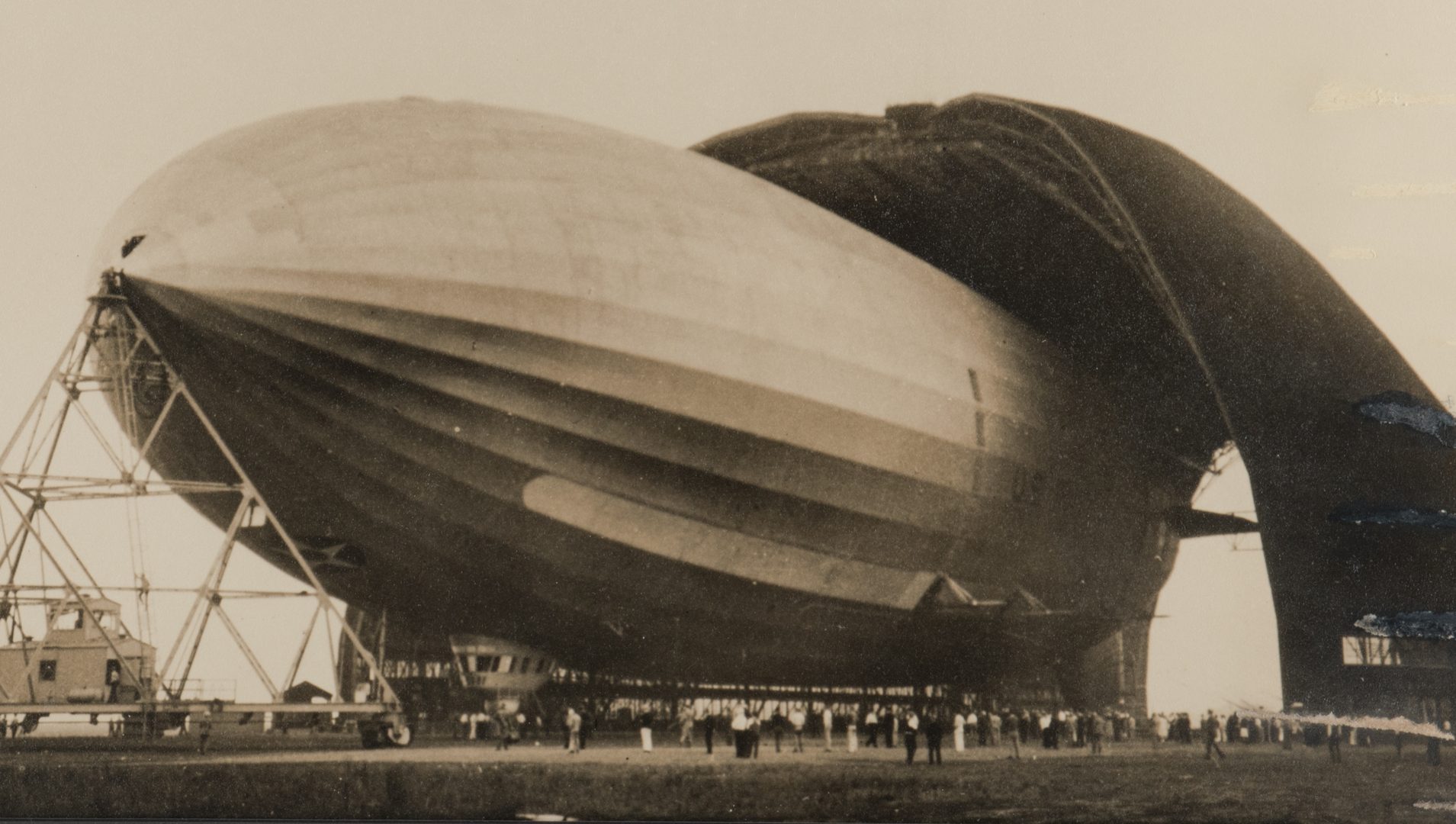 Lot 766: Margaret Bourke-White Zeppelin Photograph