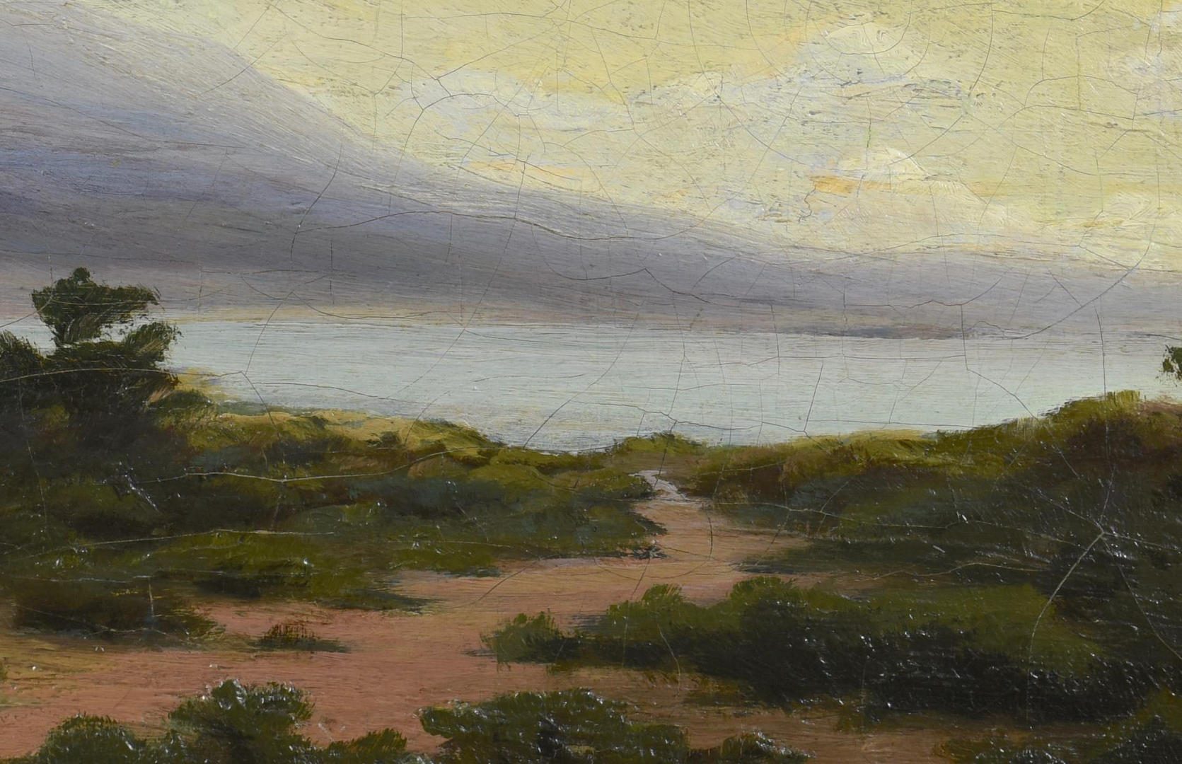 Lot 786: Arthur Vachell Oil on Canvas Landscape