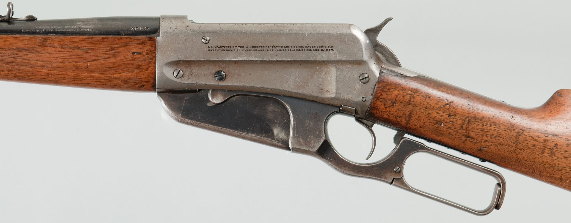 Lot 808: Winchester Model 1895, 30-40 Krag Lever Action Rif