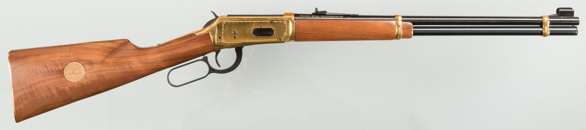 Lot 828: Winchester 94 Commemorative Lever Action rifle, 30-30