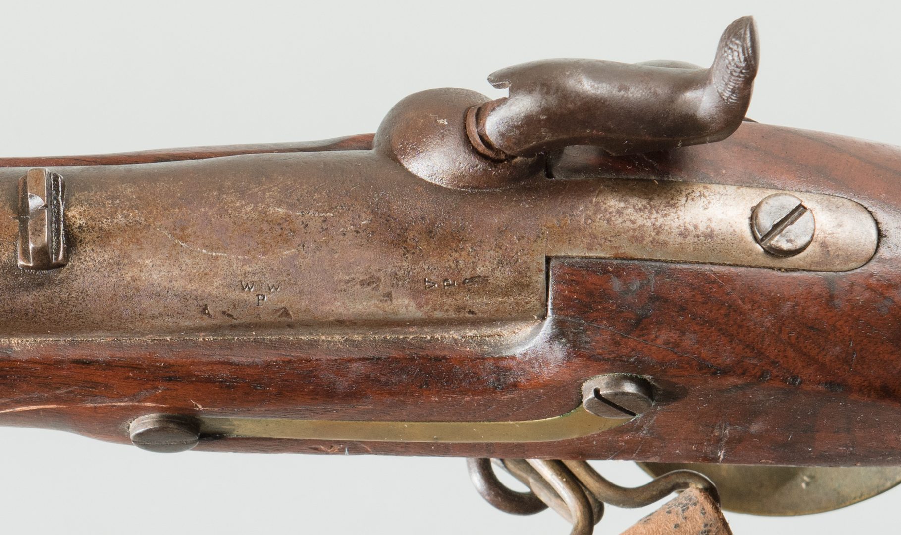 Lot 830: Harpers Ferry Modified Rifle, 58 Cal.
