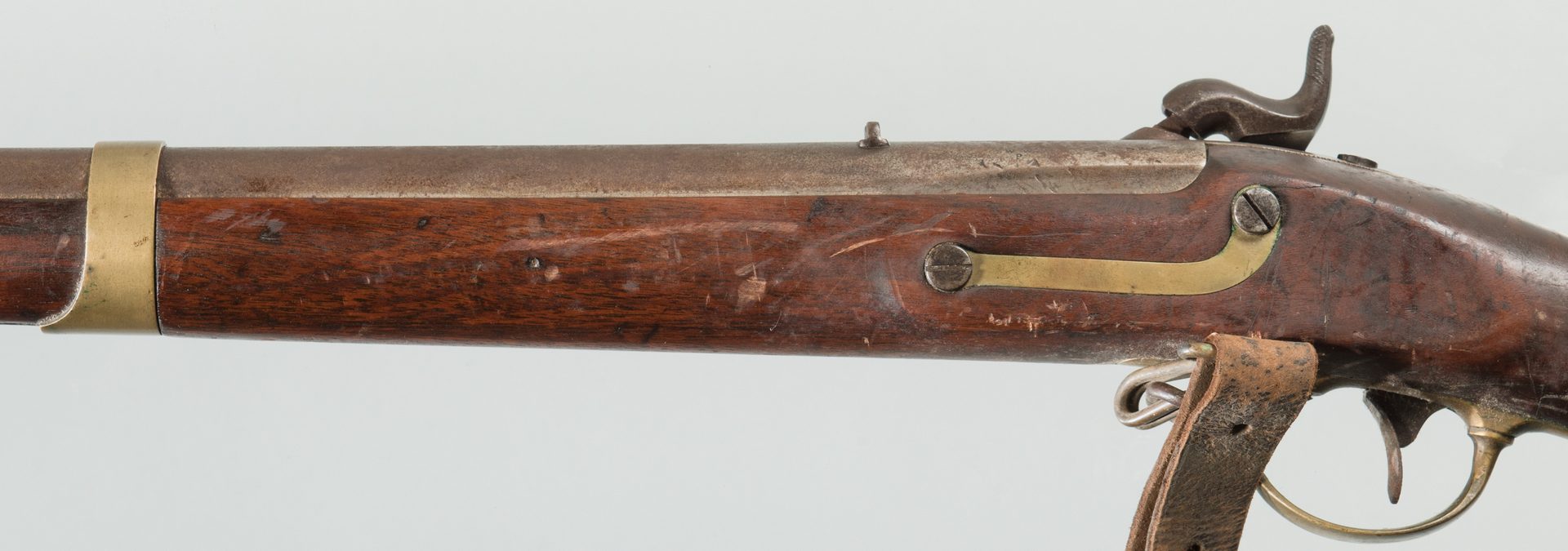 Lot 830: Harpers Ferry Modified Rifle, 58 Cal.