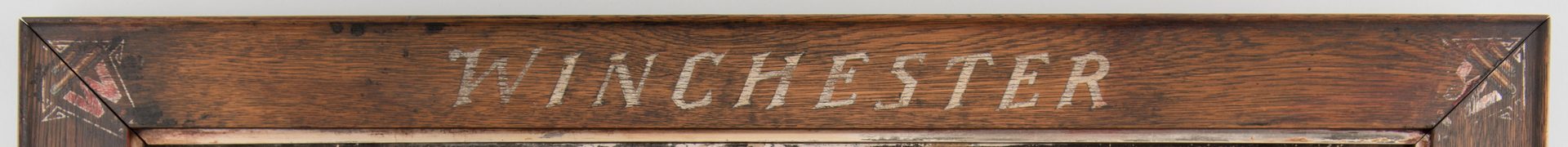Lot 834: H. R. Poore Winchester Sign with Hunting Dogs