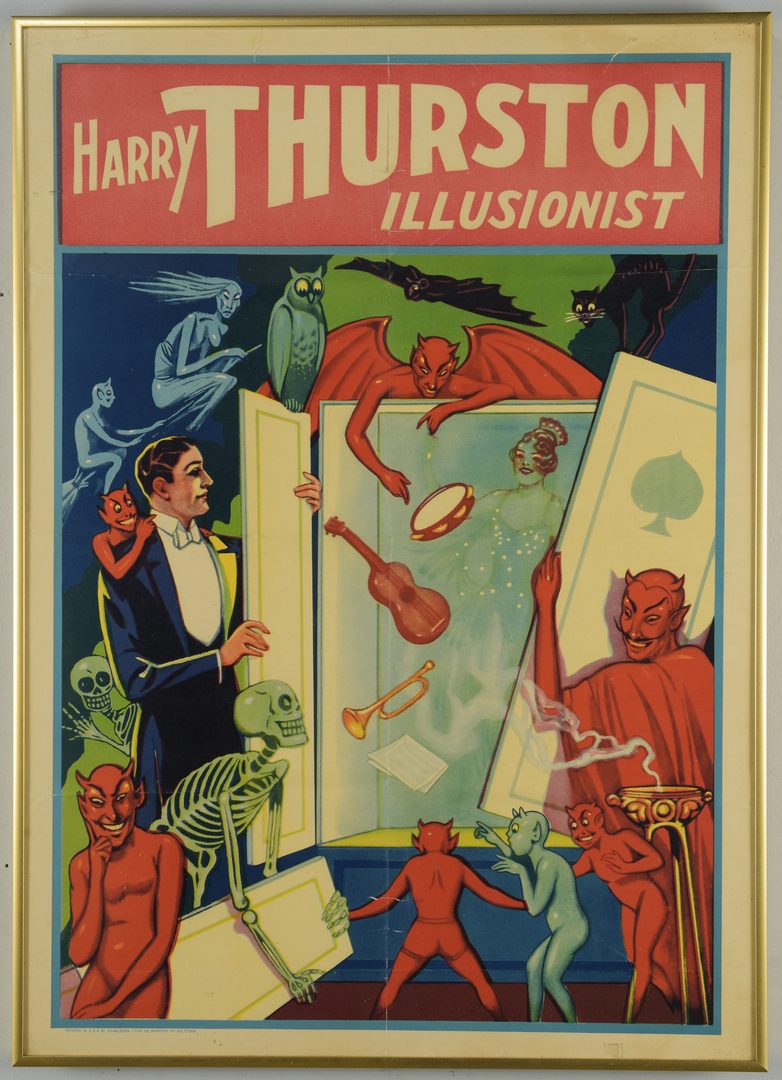 Lot 842: 4 Advertising Magic Posters