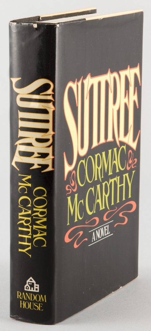 Lot 851: Cormac McCarthy "Suttree" 1st Ed.