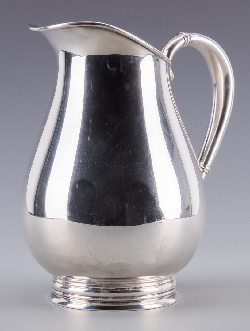 Lot 921: Royal Danish Sterling Water Pitcher