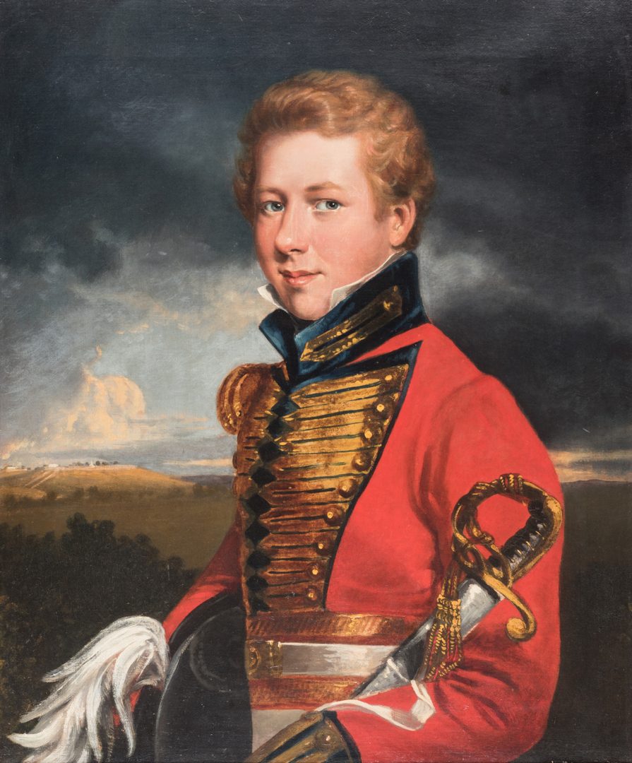 Lot 102: English School, Portrait of a Young Officer