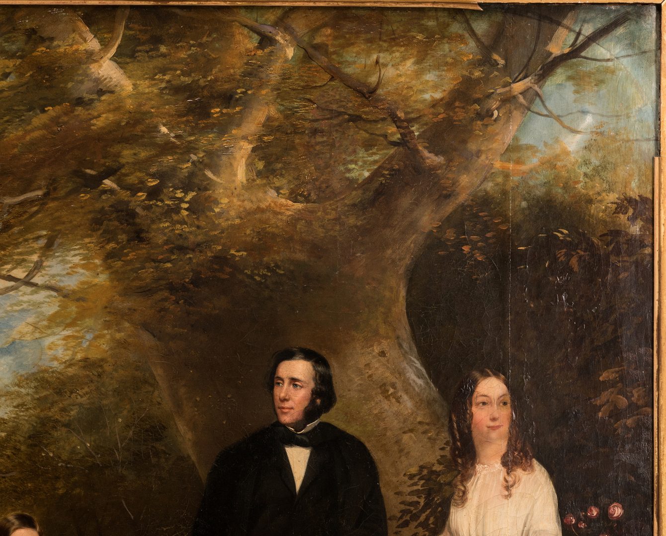 Lot 105: Portrait of a Family with Dog and Pony, circa 1845