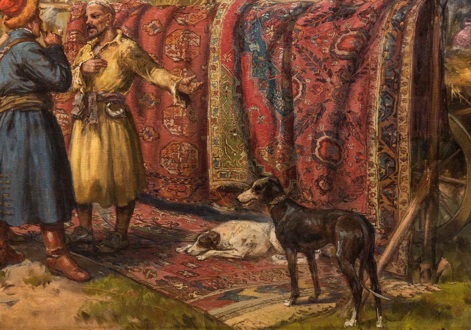 Lot 109: Leszek Piasecki, O/C, Orientalist Painting