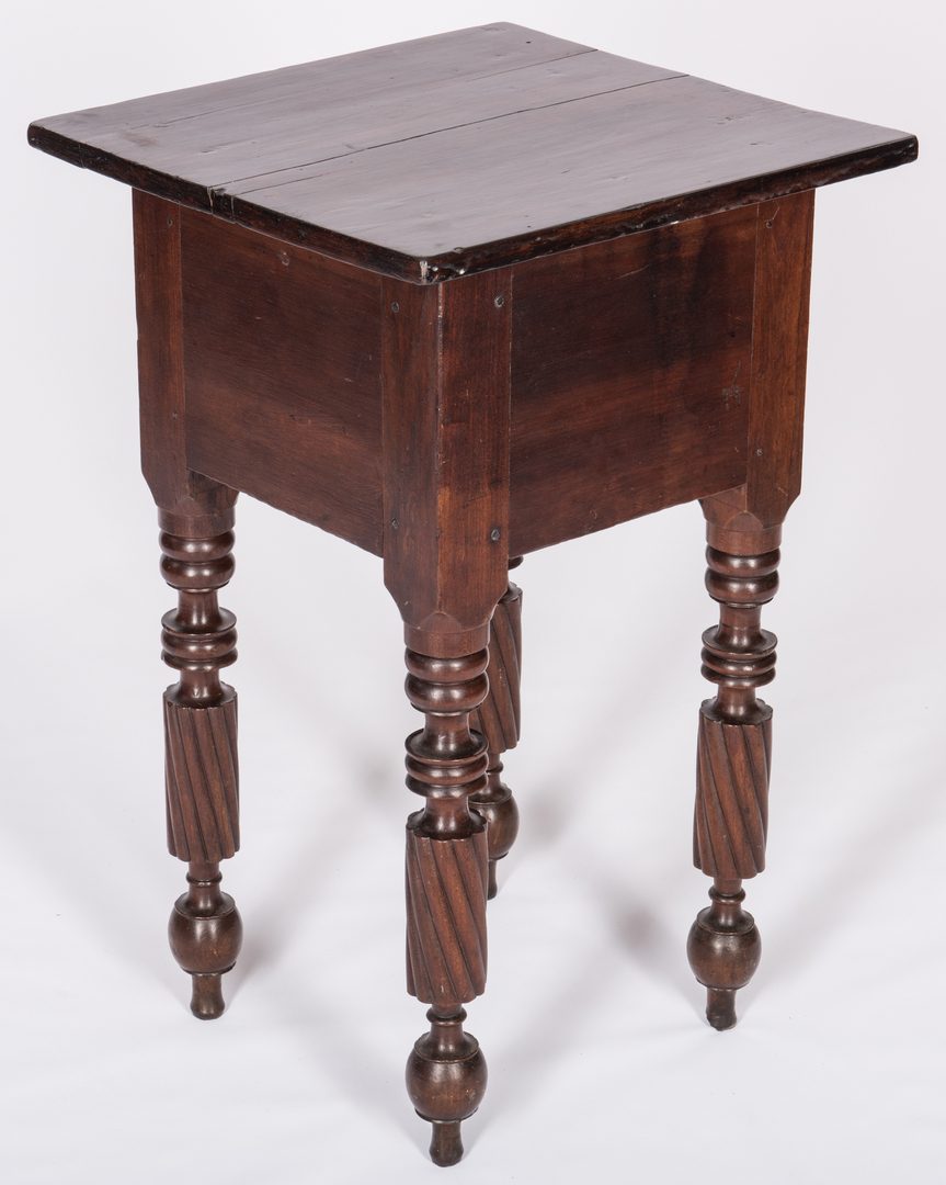 Lot 113: Southern Cherry Two-Drawer Table