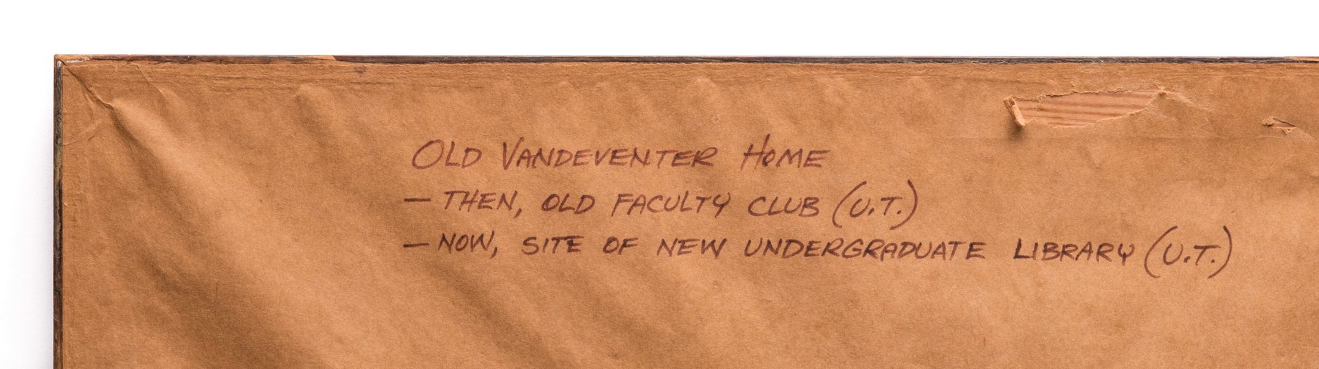 Lot 124: Carl Sublett Watercolor, "Van Deventer Home"