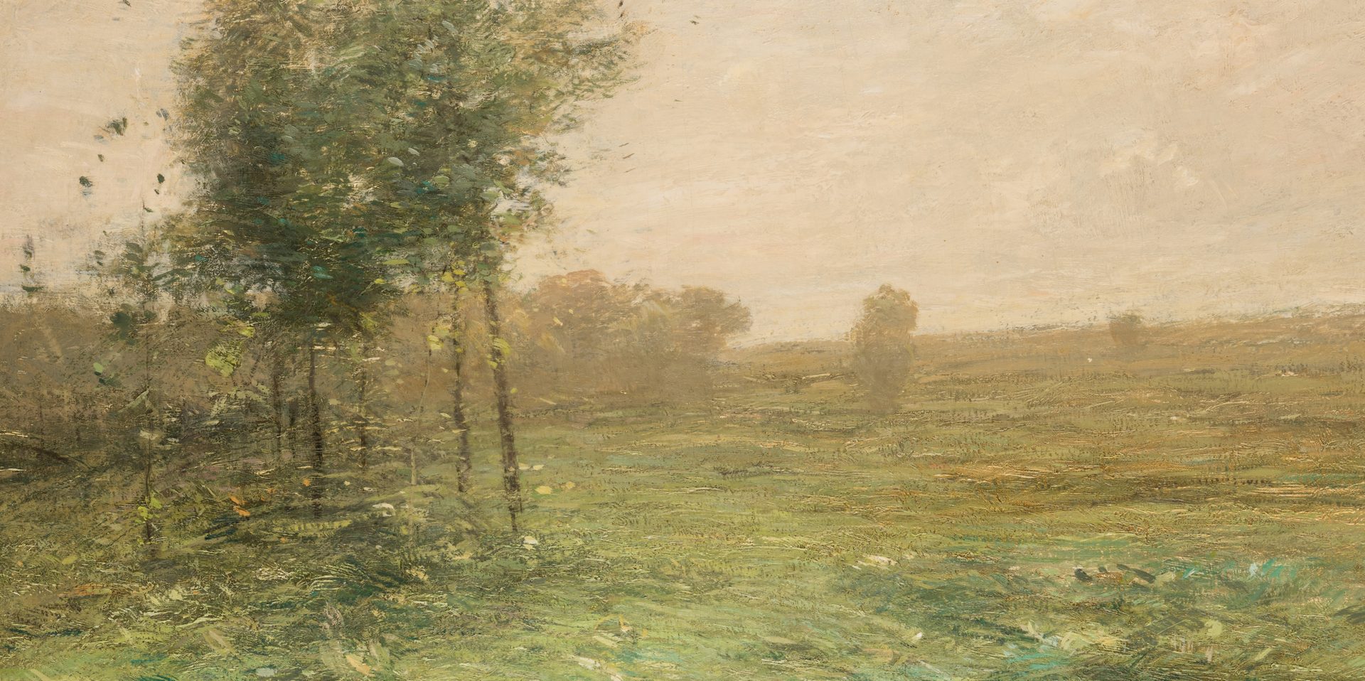 Lot 141: J. Francis Murphy Landscape Oil on Canvas