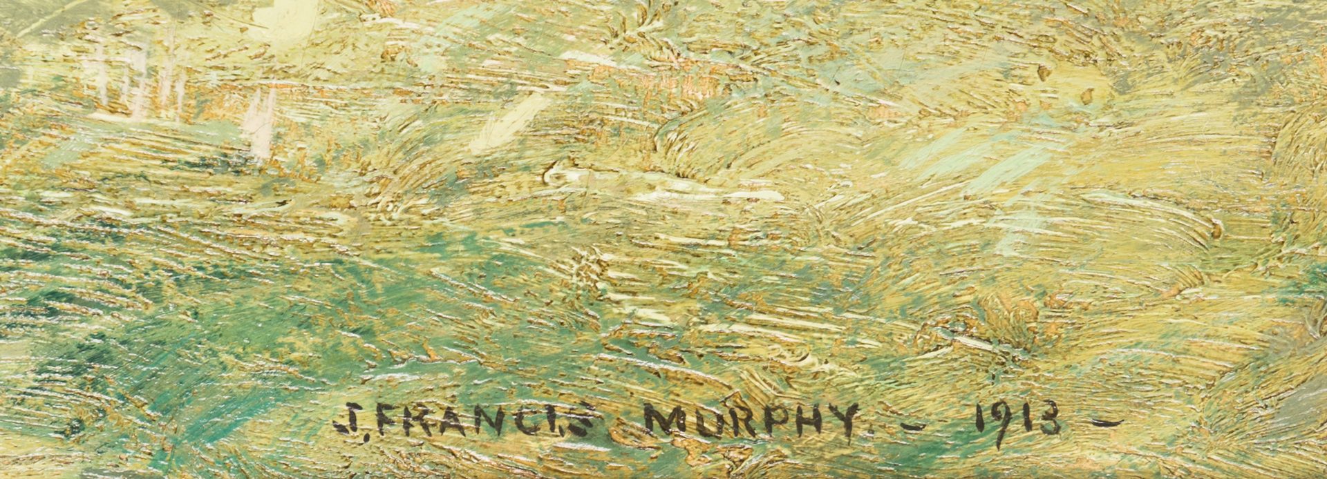 Lot 141: J. Francis Murphy Landscape Oil on Canvas