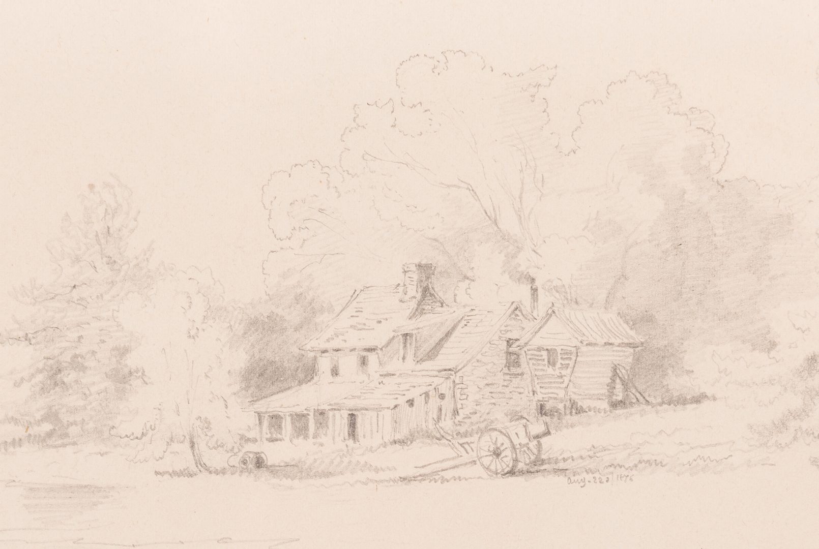 Lot 144: 2 Xanthus Russell Smith Pencil Drawings