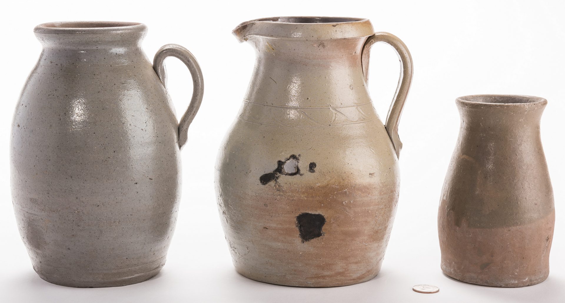 Lot 191: 3 Middle TN Stoneware Items, inc. Vase