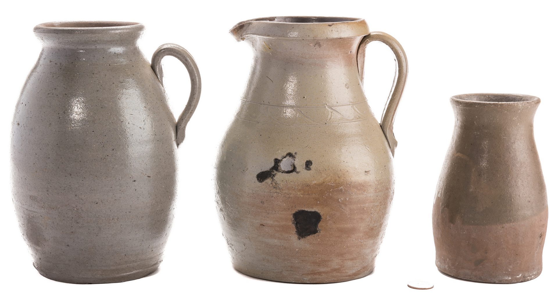 Lot 191: 3 Middle TN Stoneware Items, inc. Vase
