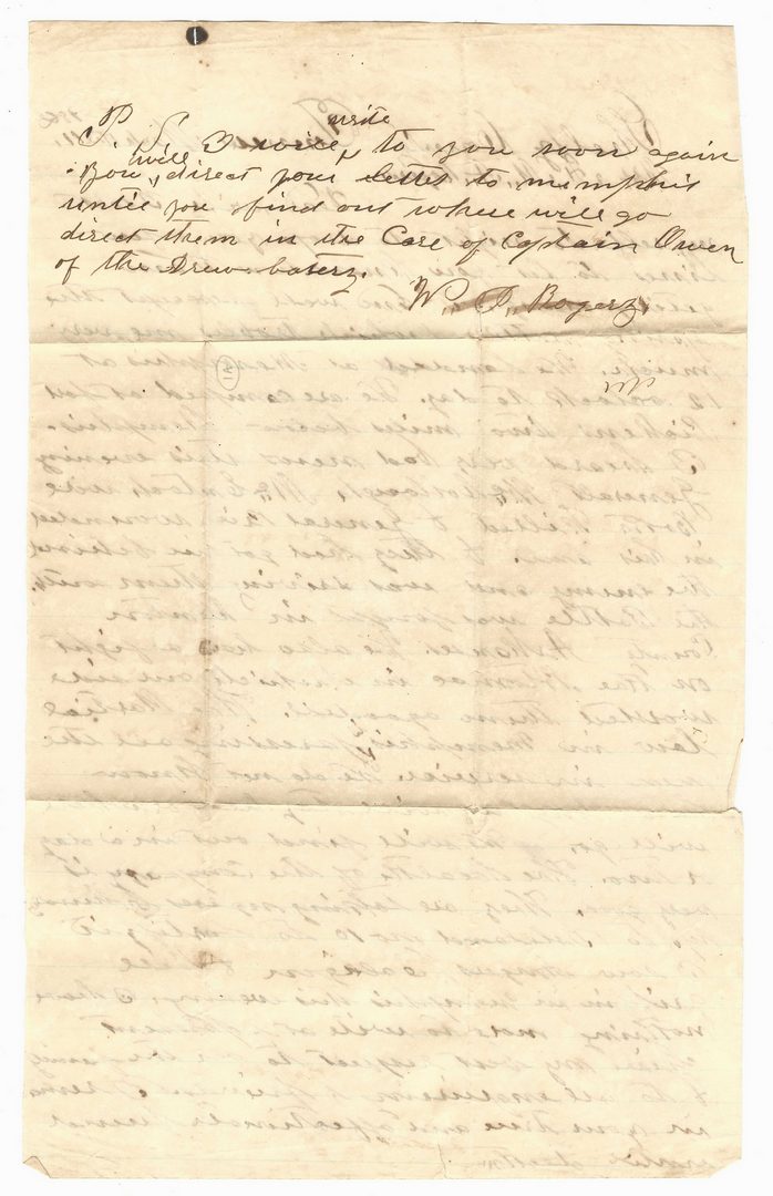 Lot 202: 9 Civil War Confederate Letters, Cpl. W. J. Rogers, Arkansas Artillery